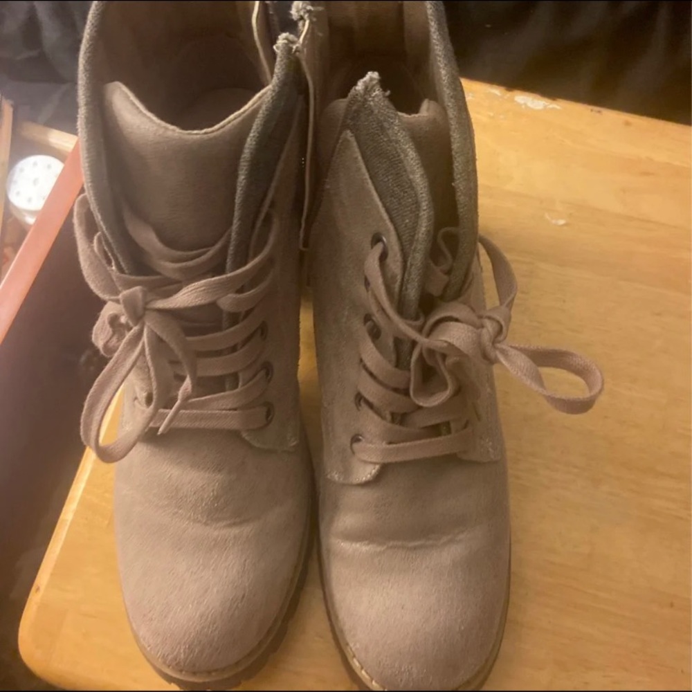 Suede Tan Boots